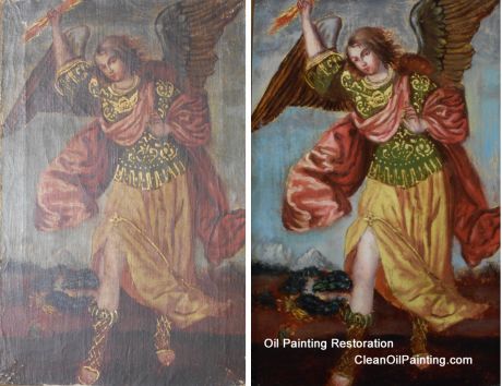 Antique Oil Painting Cleaning & Repair